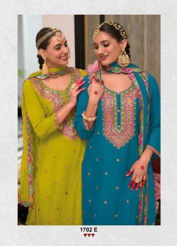 EB SAFROON 3 BY OS DESIGNER CHINON SALWAR SUIT WHOLESALER IN INDIA